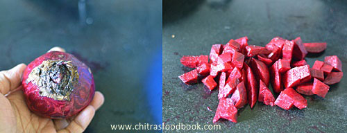 Beetroot poori recipe