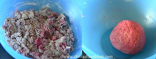 Beetroot poori recipe