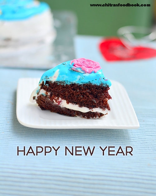 Eggless chocolate cake