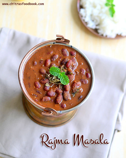 Kashmiri Rajma gravy recipe