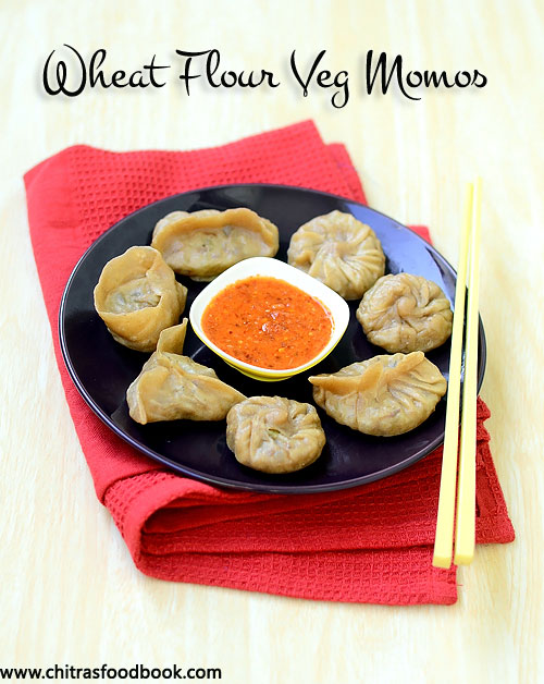 Wheat flour veg momos recipe