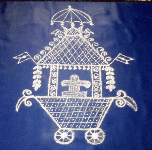 Maha shivaratri kolam