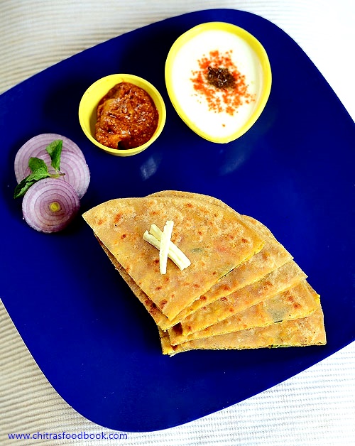 Paneer paratha