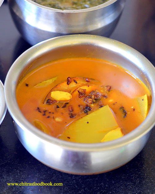 Raw mango vatha kuzhambu