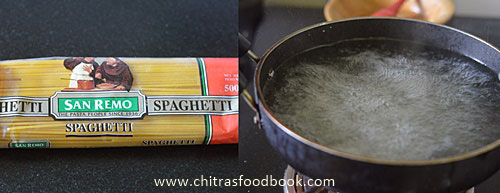 Easy Indian veg spaghetti recipe