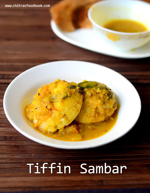 Idli sambar recipe with ground vegetables