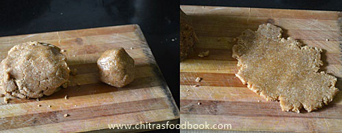 Eggless oats cookies