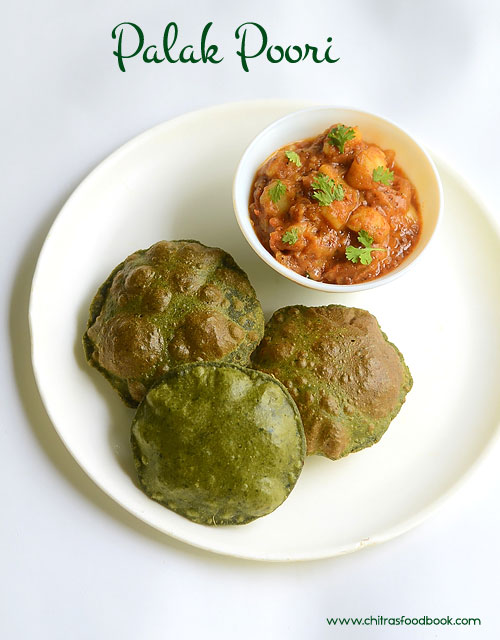 Palak puri recipe