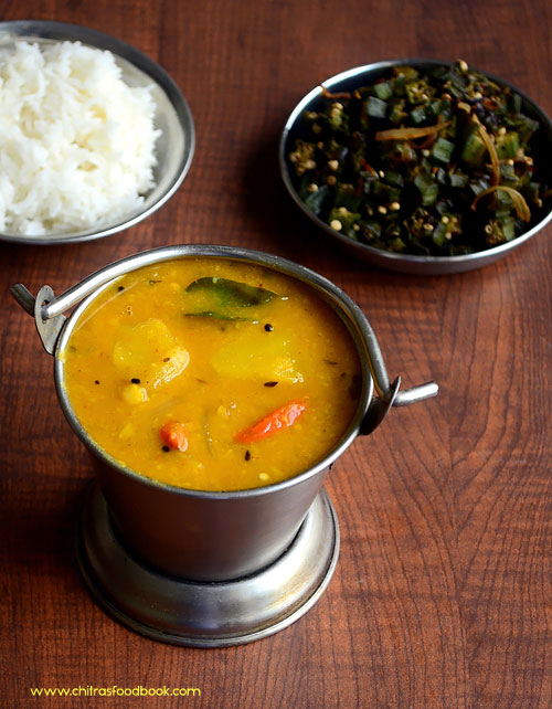 Pumpkin sambar recipe