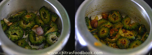 Bitter gourd Puli kuzhambu Bitter gourd Puli kuzhambu