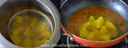Pumpkin sambar recipe