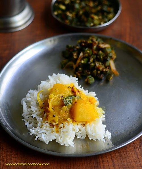 Pumpkin sambar recipe