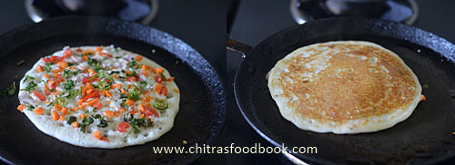 Vegetable uthappam recipe