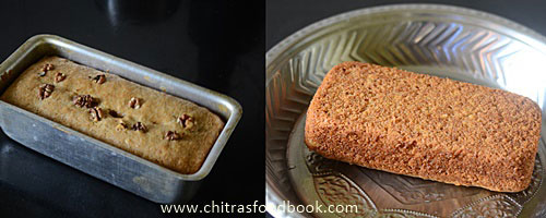 Eggless banana bread