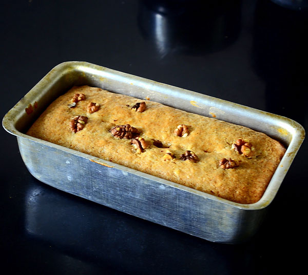 Eggless banana bread recipe