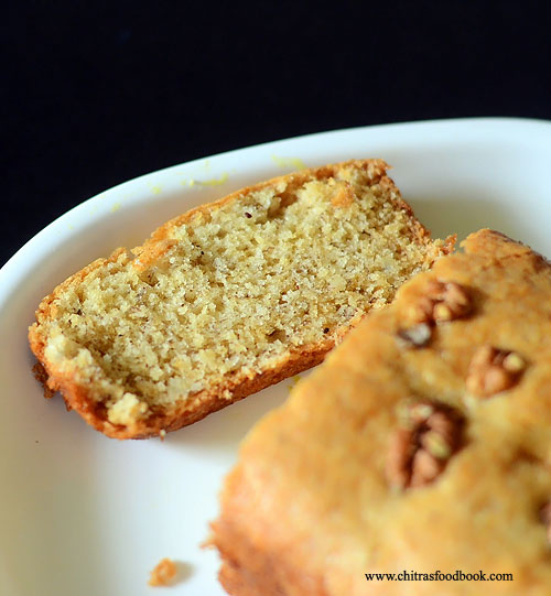 Eggless banana bread
