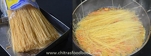 Fine vermicelli upma