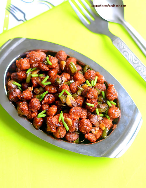 soya chunks manchurian recipe soya chunks manchurian recipe