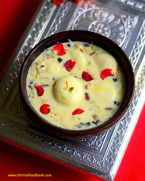 Instant rasmalai recipe