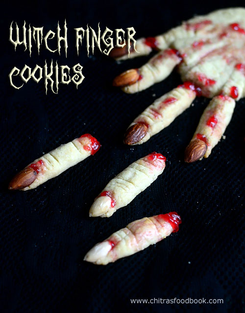 Witch finger cookies recipe