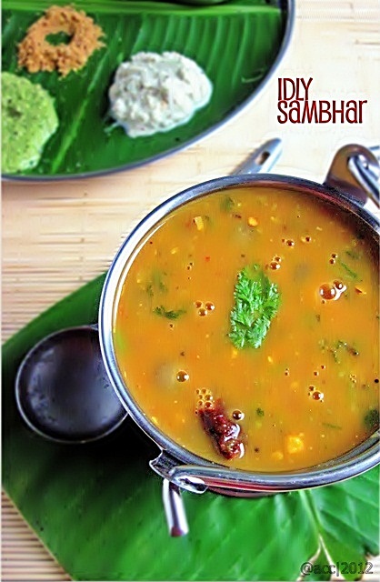 Saravana bhavan idli sambar