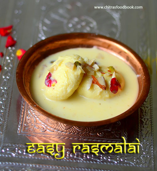 Instant rasmalai recipe