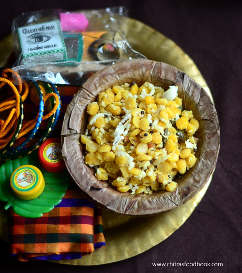 Kadalai paruppu sundal recipe