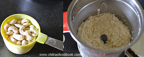 Kaju pista roll recipe