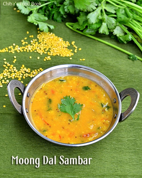 Easy moong dal sambar