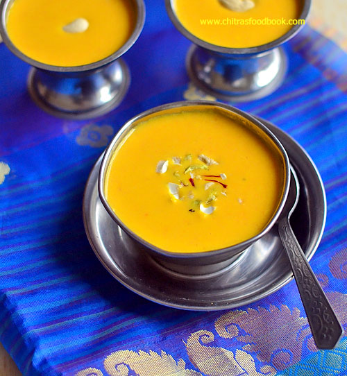 Carrot payasam recipe