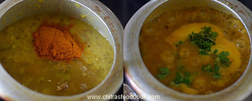 Cluster beans sambar recipe