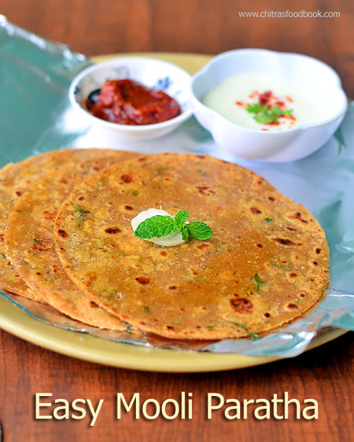 radish paratha recipe