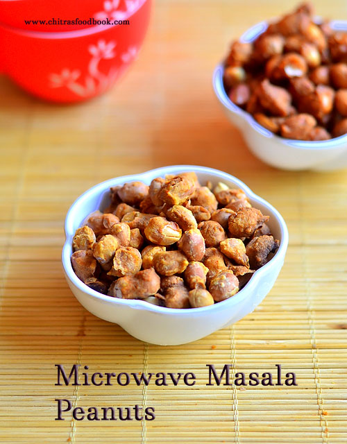 microwave masala peanuts recipe