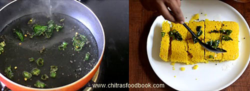 Microwave dhokla recipe