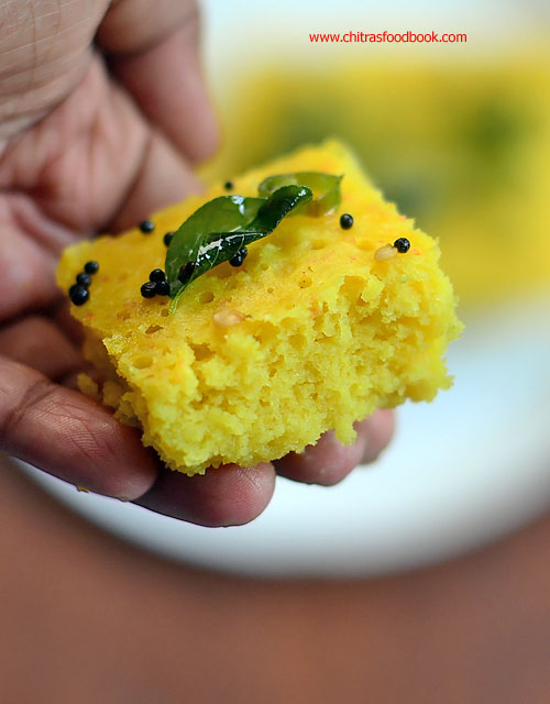 Microwave khaman dhokla recipe