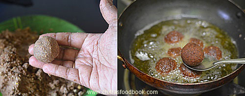 Vazhaipoo kola urundai recipe