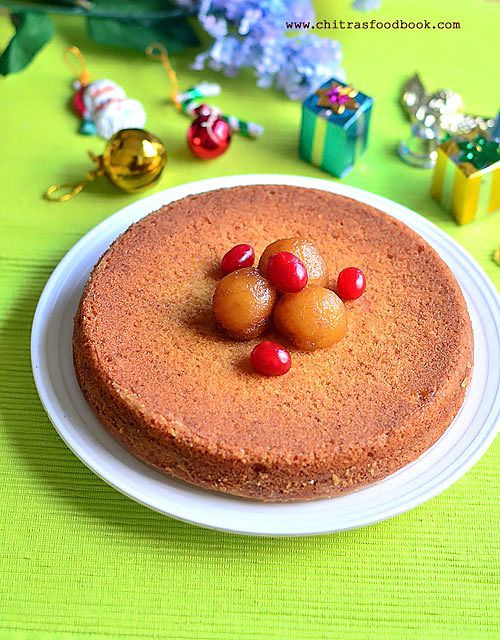 vanilla cake using gulab jamun mix