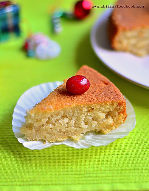 Eggless vanilla cake using gulab jamun mix