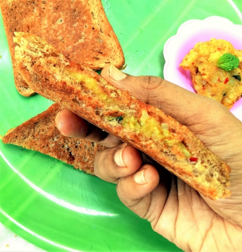 Easy potato sandwich/aloo masala sandwich