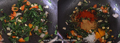 Vendhaya keerai kara kuzhambu recipe