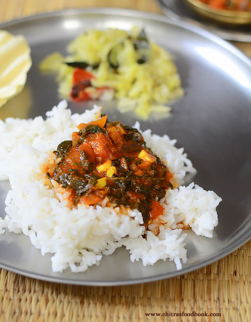 Vendhaya keerai kara kuzhambu recipe Vendhaya keerai kara kuzhambu recipe