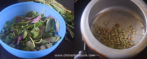 Avarekalu dantina soppu palya