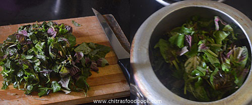 Avarekalu dantina soppu palya