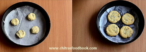 Eggless chocolate chip cookies recipe