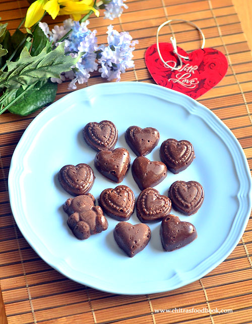 Easy homemade chocolate recipe - How to make chocolate at home with cocoa powder