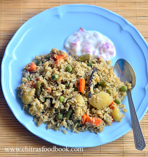 Karnataka style pulao recipe