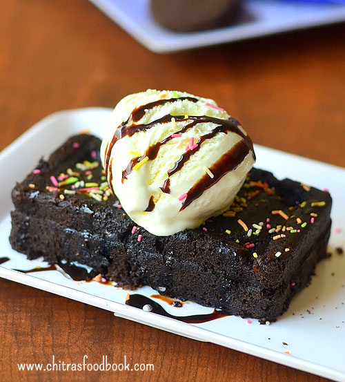 Oreo brownie recipe - eggless microwave