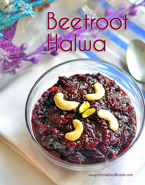 Beetroot halwa recipe in a pressure cooker