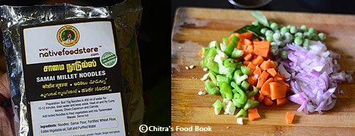 Millet noodles recipe