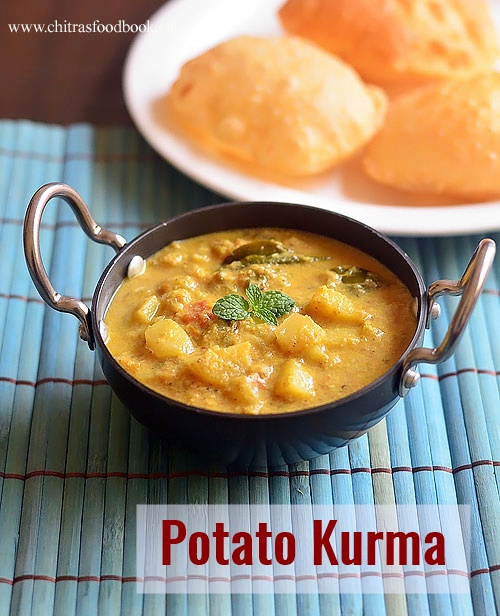 Potaoto kurma for poori